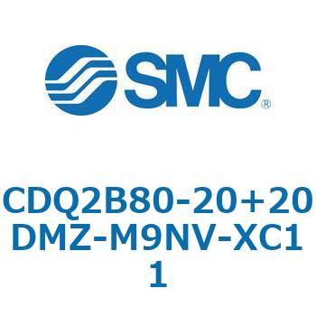 CQ2-Z XC11/X636 - デュアル行程シリンダ/片ロッド形 SMC