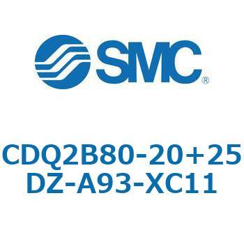 CQ2-Z XC11/X636 - デュアル行程シリンダ/片ロッド形 SMC