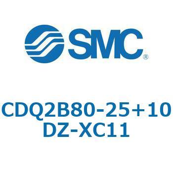 CQ2-Z XC11/X636 - デュアル行程シリンダ/片ロッド形 SMC