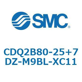 CQ2-Z XC11/X636 - デュアル行程シリンダ/片ロッド形 SMC