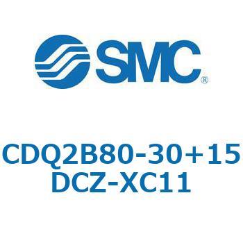 CQ2-Z XC11/X636 - デュアル行程シリンダ/片ロッド形 SMC
