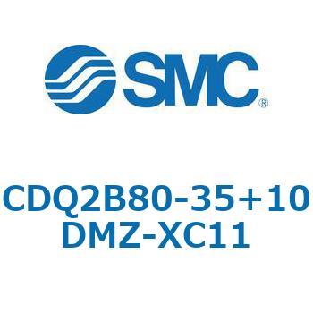 CQ2-Z XC11/X636 - デュアル行程シリンダ/片ロッド形 SMC