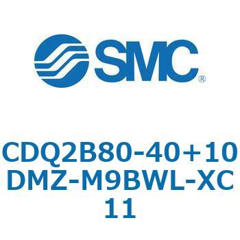 CQ2-Z XC11/X636 - デュアル行程シリンダ/片ロッド形 SMC