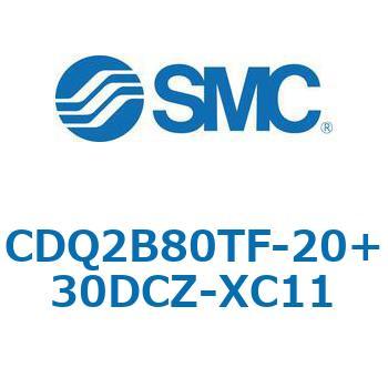 CQ2-Z XC11/X636 - デュアル行程シリンダ/片ロッド形 SMC