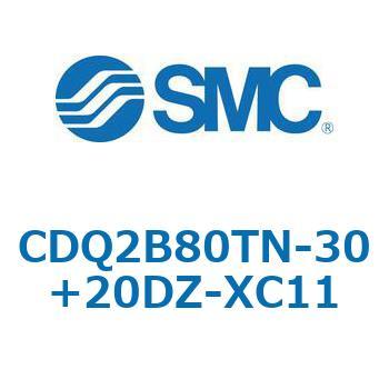 CQ2-Z XC11/X636 - デュアル行程シリンダ/片ロッド形 SMC