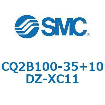 CQ2-Z XC11/X636 - デュアル行程シリンダ/片ロッド形 SMC