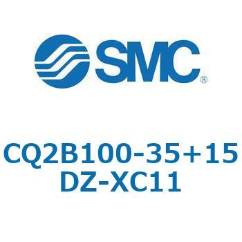 CQ2-Z XC11/X636 - デュアル行程シリンダ/片ロッド形 SMC