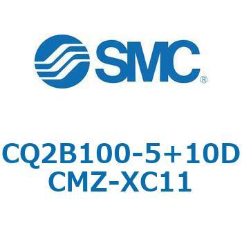 CQ2-Z XC11/X636 - デュアル行程シリンダ/片ロッド形 SMC