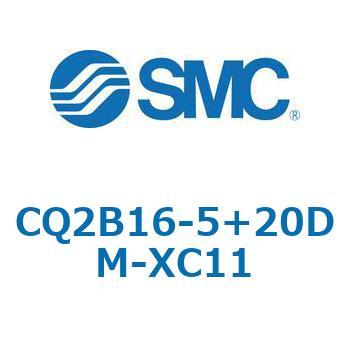 CQ2-Z XC11/X636 - デュアル行程シリンダ/片ロッド形 SMC