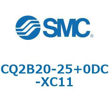 CQ2-Z XC11/X636 - デュアル行程シリンダ/片ロッド形 SMC