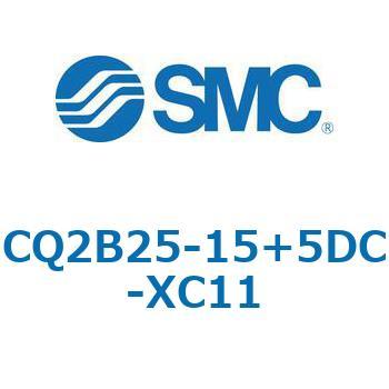 CQ2-Z XC11/X636 - デュアル行程シリンダ/片ロッド形 SMC