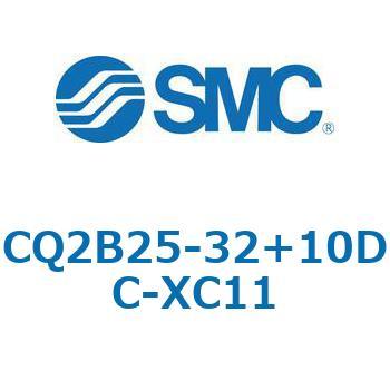 CQ2-Z XC11/X636 - デュアル行程シリンダ/片ロッド形 SMC