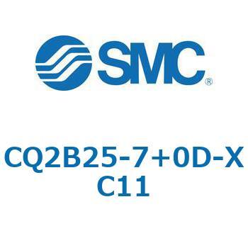 CQ2-Z XC11/X636 - デュアル行程シリンダ/片ロッド形 SMC