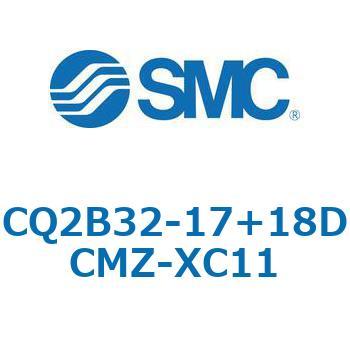 CQ2-Z XC11/X636 - デュアル行程シリンダ/片ロッド形 SMC