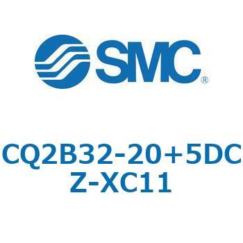 CQ2-Z XC11/X636 - デュアル行程シリンダ/片ロッド形 SMC