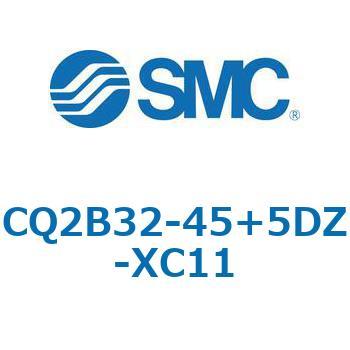 CQ2-Z XC11/X636 - デュアル行程シリンダ/片ロッド形 SMC