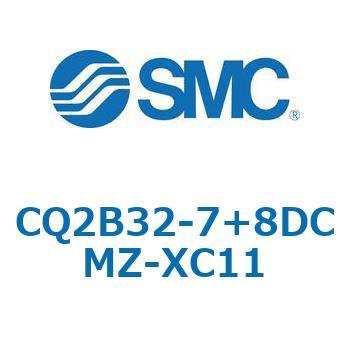 CQ2-Z XC11/X636 - デュアル行程シリンダ/片ロッド形 SMC