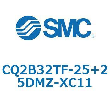 CQ2-Z XC11/X636 - デュアル行程シリンダ/片ロッド形 SMC
