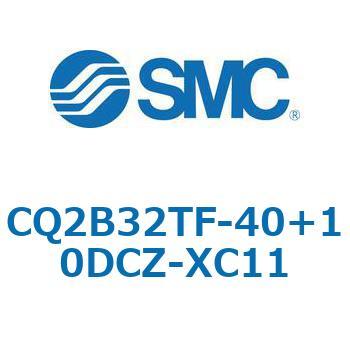 CQ2-Z XC11/X636 - デュアル行程シリンダ/片ロッド形 SMC