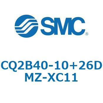 CQ2-Z XC11/X636 - デュアル行程シリンダ/片ロッド形 SMC