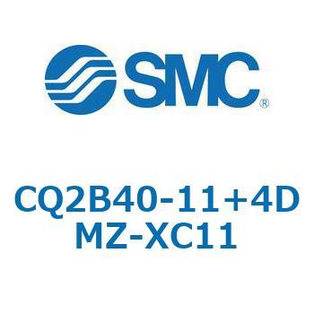 CQ2-Z XC11/X636 - デュアル行程シリンダ/片ロッド形 SMC