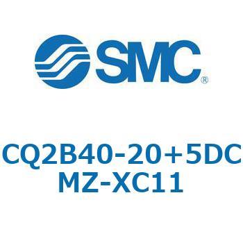 CQ2-Z XC11/X636 - デュアル行程シリンダ/片ロッド形 SMC