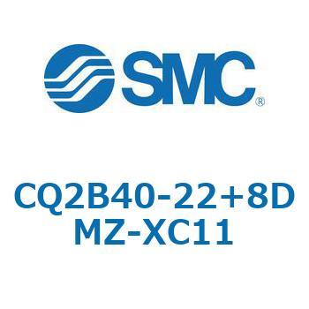 CQ2-Z XC11/X636 - デュアル行程シリンダ/片ロッド形 SMC