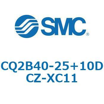 CQ2-Z XC11/X636 - デュアル行程シリンダ/片ロッド形 SMC