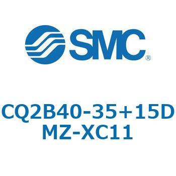 CQ2-Z XC11/X636 - デュアル行程シリンダ/片ロッド形 SMC