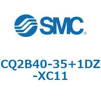 CQ2-Z XC11/X636 - デュアル行程シリンダ/片ロッド形 SMC
