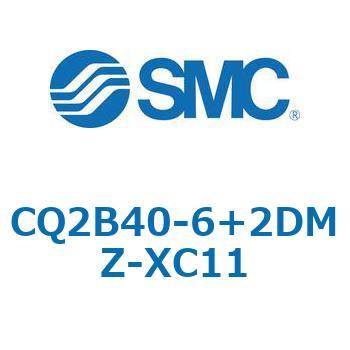 CQ2-Z XC11/X636 - デュアル行程シリンダ/片ロッド形 SMC