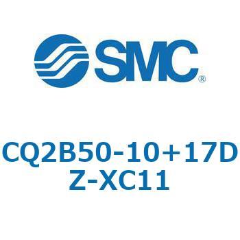 CQ2-Z XC11/X636 - デュアル行程シリンダ/片ロッド形 SMC