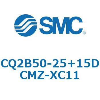 CQ2-Z XC11/X636 - デュアル行程シリンダ/片ロッド形 SMC