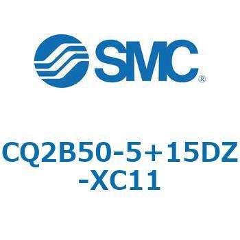 CQ2-Z XC11/X636 - デュアル行程シリンダ/片ロッド形 SMC