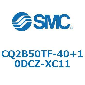 CQ2-Z XC11/X636 - デュアル行程シリンダ/片ロッド形 SMC