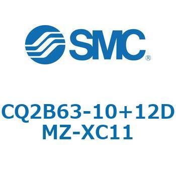 CQ2-Z XC11/X636 - デュアル行程シリンダ/片ロッド形 SMC