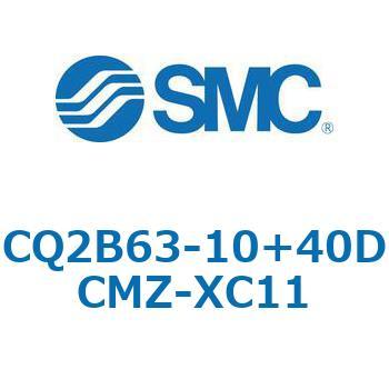 CQ2-Z XC11/X636 - デュアル行程シリンダ/片ロッド形 SMC