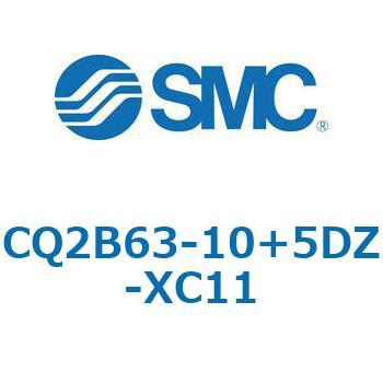 CQ2-Z XC11/X636 - デュアル行程シリンダ/片ロッド形 SMC
