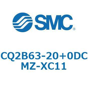 CQ2-Z XC11/X636 - デュアル行程シリンダ/片ロッド形 SMC