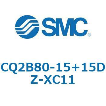 CQ2-Z XC11/X636 - デュアル行程シリンダ/片ロッド形 SMC