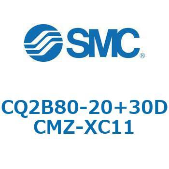 CQ2-Z XC11/X636 - デュアル行程シリンダ/片ロッド形 SMC