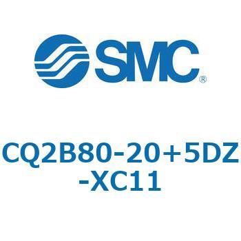 CQ2-Z XC11/X636 - デュアル行程シリンダ/片ロッド形 SMC