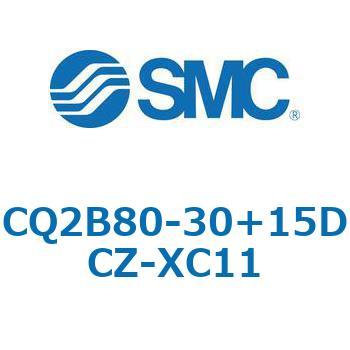 CQ2-Z XC11/X636 - デュアル行程シリンダ/片ロッド形 SMC