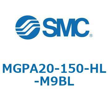 MGPA_E - ガイド付薄型シリンダ/高精度ボールブッシュタイプ/エンドロック付 SMC