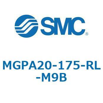 MGPA_E - ガイド付薄型シリンダ/高精度ボールブッシュタイプ/エンドロック付 SMC