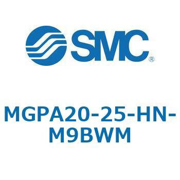 MGPA_E - ガイド付薄型シリンダ/高精度ボールブッシュタイプ/エンドロック付 SMC
