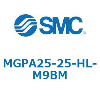 MGPA_E - ガイド付薄型シリンダ/高精度ボールブッシュタイプ/エンドロック付 SMC