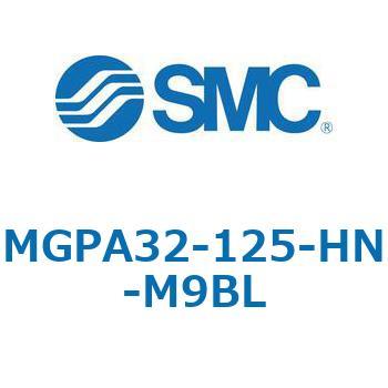 MGPA_E - ガイド付薄型シリンダ/高精度ボールブッシュタイプ/エンドロック付 SMC
