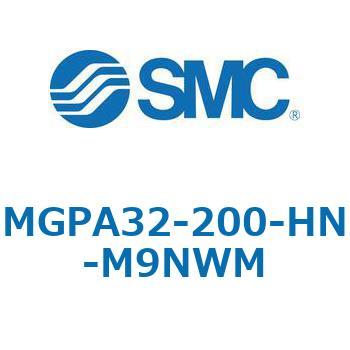 MGPA_E - ガイド付薄型シリンダ/高精度ボールブッシュタイプ/エンドロック付 SMC