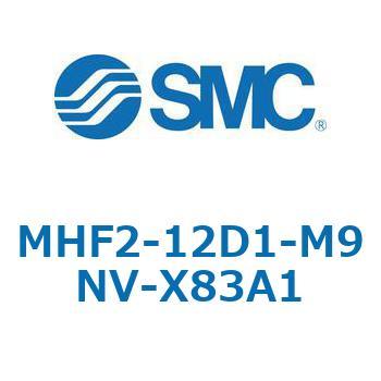 MHF2-12D1-M9NV-X83A1 MHF2-X83 - 薄形エアチャック/フィンガ開閉幅調整用アジャスタ付 SMC シリンダ内径12mm